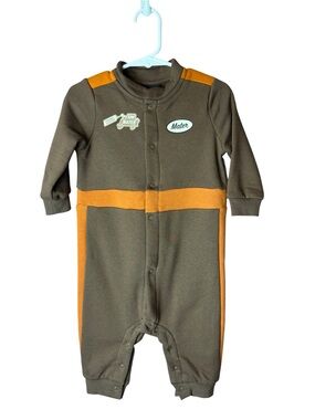 BoxLunch Disney Pixar Two Mater Racing Suit Jumpsuit 12M